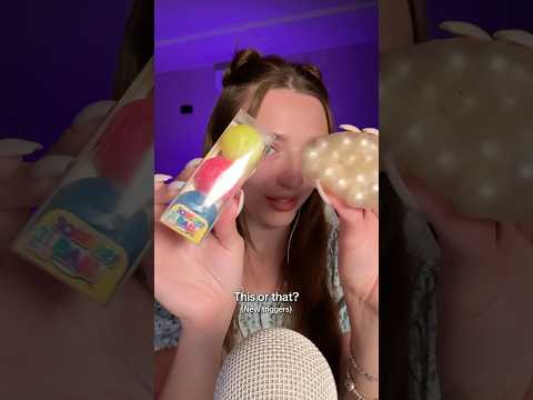 This or that #asmr #asmrsounds #asmrrelax #asmrtingles #asmrwhispers #asmrsleep #relax #tingles