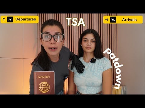 ASMR TSA Security Check | Fast & Aggressive Full Body Pat Down RolePlay | Real Person Tingles