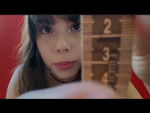 asmr ☁️ te tomo las medidas de tu carita