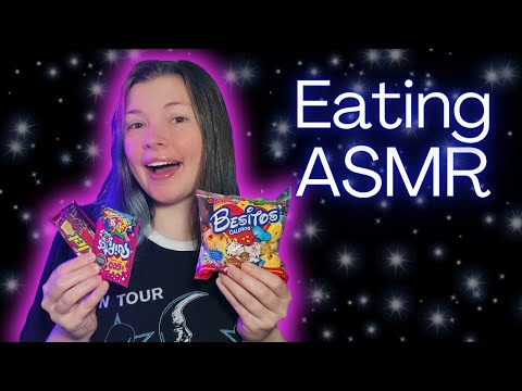 ASMR Fast and Aggressive Snacking | TryTreats Unboxing