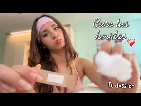 ASMR Muy Suavecito ❤️‍🩹  Te Cuido y CURO tus heridas ft Dossier #dossierperfumes 