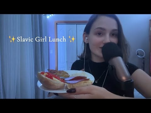 Slavic Girl Lunch Asmr✨(some Russian Speaking) 