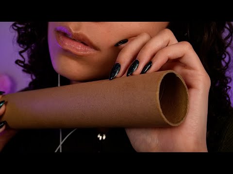 100% SENSITIVITY | Up-Close ASMR ✨ (fake light bulb, fluffy pick, paper tube, crunchy sounds & more)