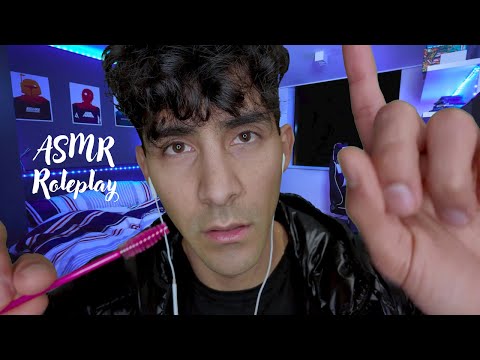 [ASMR] Your friend does your makeup (Role play)