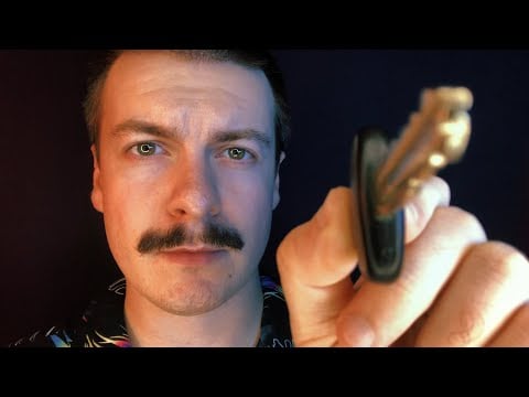 [ASMR] Poking Your Face with My Keys | Lens Tapping | Visual ASMR Triggers | RV