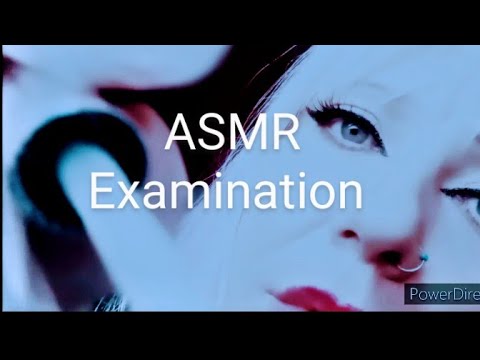 ASMR EXAMINATION/INAUDIBLE WHISPERS/EARS/FACE 😷