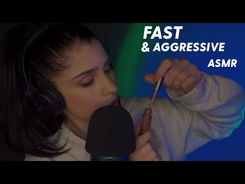 ASMR FAST and AGGRESSIVE quick cut triggers, for tingles! ⚡️