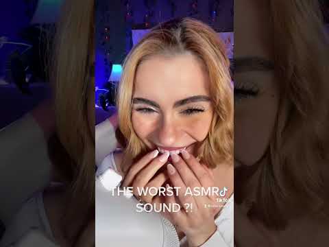 The WORST ASMR Sound ?! #SHORTS Asmr for sleep and relax 🥰 tiktok shorts