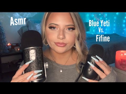 Asmr Mic Test | Blue Yeti Vs Fifine (Mic Scratching, Tapping & More)