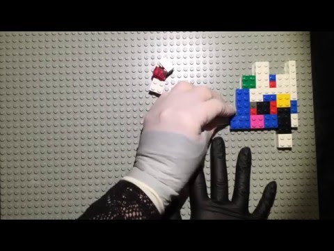 *＜LATEX GLOVES＞* in black and white  with LEGO✚⃞ྉ  [[ASMR]]