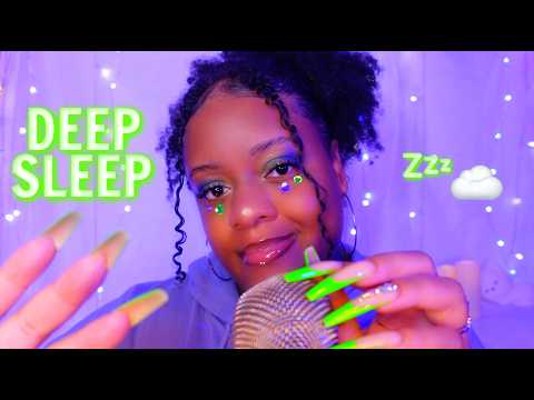 ASMR - Visual Triggers Only: 1 HOUR ASMR FOR DEEP SLEEP 😴🌙✨(Lens Touching, Tracing, Light etc)