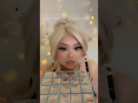 GUESS THE COLOR TO GO TO SLEEP #asmr
