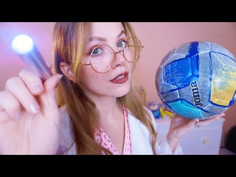 ASMR FLIRTY DOCTOR FOOTBALL PLAYER CRANIAL NERVE EXAM