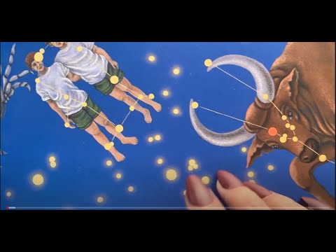 Astrology and Astronomy (Part 2) ~ ASMR book show and tell, close up lofi whispers