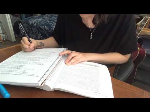 Study with Me 📖📝 | ASMR [writing sounds]