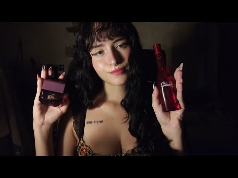 ASMR mostrando minha coleção de perfumes