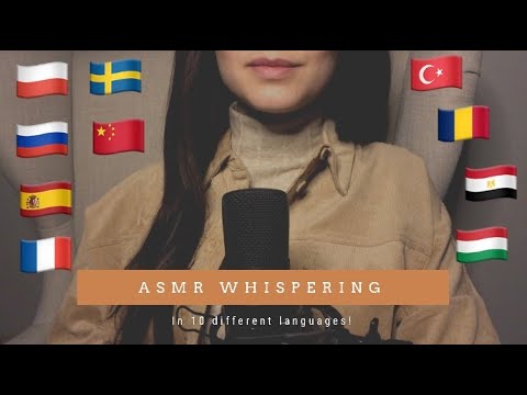 ASMR Whispering ✨ Saturday ✨ in 10 Languages 🌙