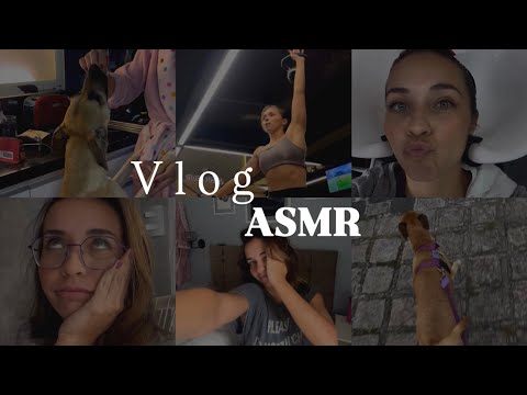 ~ mini vlog: desmonetizada 💸 cabelo novo 🧖🏼‍♀️ gym vlog 💪🏼 | ASMR em camadas