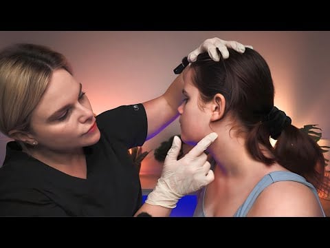 ASMR Skin Analysis | Real Person With My Daughter