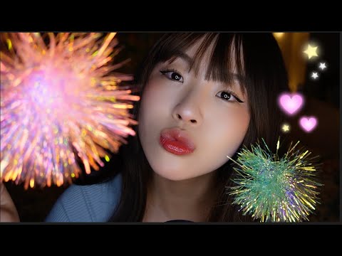 ASMR Fast & Slow Kisses With Face Brushing & Hand Movement🌸✨