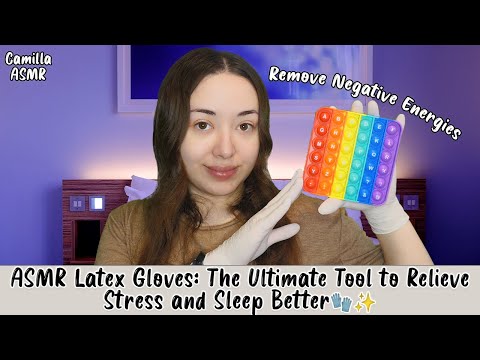 "Ultimate ASMR Latex Gloves for Stress Relief and Better Sleep"🧤✨