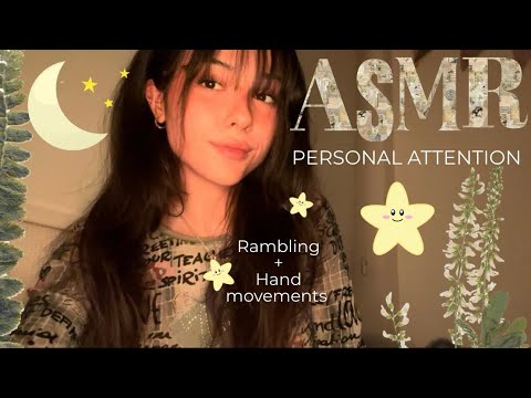 ASMR🌙 Close up/ Personal attention while rambling!! Fast and unexpected triggers🫰🏼