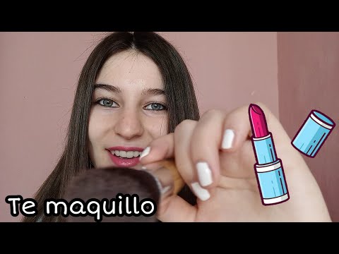 ASMR ROLEPLAY/ TU AMIGA TE MAQUILLA PARA UNA CITA VIRTUAL