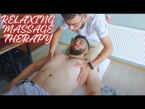 VERY RELAXING WHOLE BODY TURKISH ASMR MASSAGE THERAPY - CHEST,FACE,ARM,LEG,BACK MASSAGE