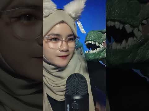 ASMR MOUNTH SOUNDS DINOOO 🦖 #asmrvideo #mukbang