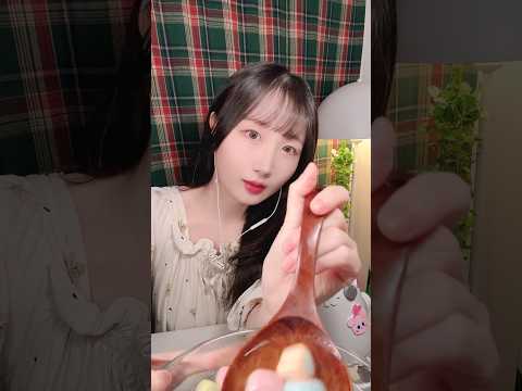 과일 마시멜로 화채 먹어보기 ASMR 🍓🧊