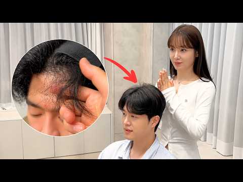ASMR 극심한 곱슬머리가 생머리로 다시 태어나는 시간