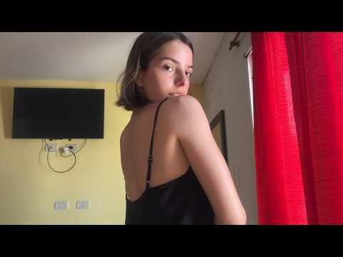lofi ASMR shirt scratching and collarbone tapping 😊
