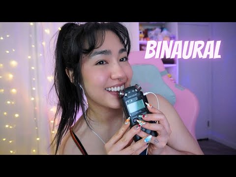 ASMR BINAURAL | INAUDÍVEL e SONS DE BOCA com TASCAM (adivinhe a palavra 🤫)