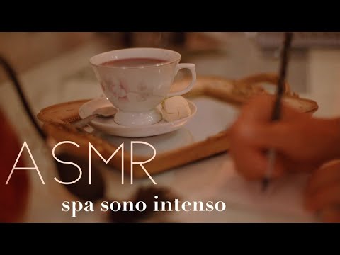 ASMR ROLEPLAY SPA DE SONO INTENSO: massagem facial, penteando seu cabelo, sussurros de dar arrepios