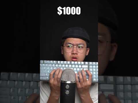 $1 vs $1000 KEYBOARD #asmr #shorts