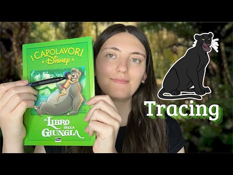 TRACING ON BOOK| ASMR 🌴💚 * Whispering*