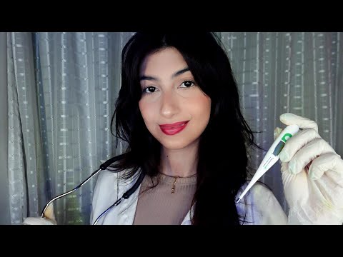 ASMR Médica cuidadosa te examina após um mal-estar 🩺🤍