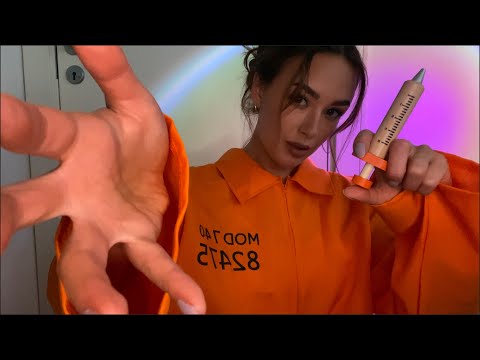 [ASMR] I'm your crazy cellmate (chaotic)