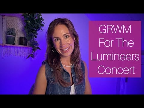 ASMR | Get Ready With Me for a Lumineers Concert 🎶🌙 Makeup, Hair, Outfit & Fragrance ✨