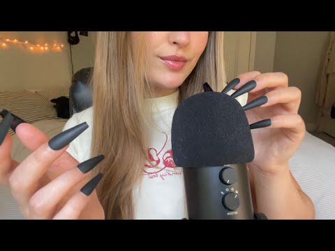 ASMR | Fast & Aggressive Tongue Clicking, Finger Flutters, and more | Jasiel's CV Pt. 2