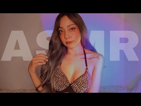 ASMR PROIBIDÃO PELO MEU CORPO, SCRATCHING EM SUTIÃ DE SPIKE, BRA SCRATCHING, FABRIC 👙 #asmr