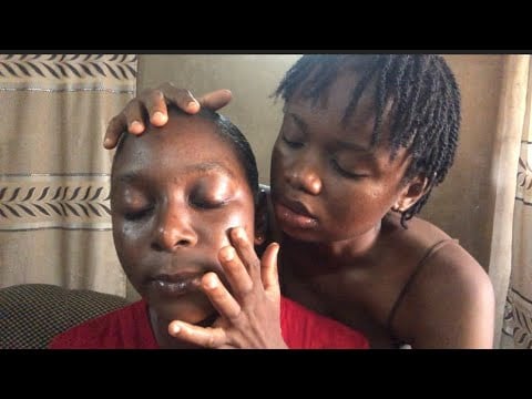 ASMR TINGLING FACE TOUCHING AND NITPICKING FOR DEEP SLEEP 😴 