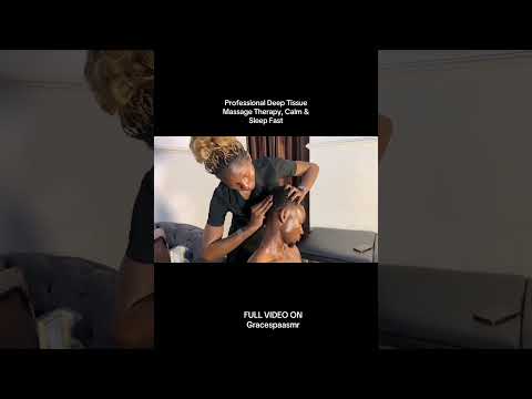Ultimate Relaxation 💆🏽‍♀️ Deep Massage + Ear Cleaning & Ear Eating