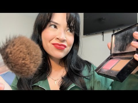ASMR older sister does your makeup for a date 🤦🏻‍♀️