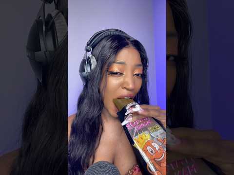 Why did I eat this ?!! 😩 #asmr #youtubeshorts #shorts #fyp #tingles #pov #eating #asmrcommunity