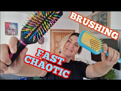 ASMR FAST AGGRESSIVE 💥SUPER CHAOTIC RANDOM BRUSHIN💯 (Lofi) #asmr #lofi  #fast