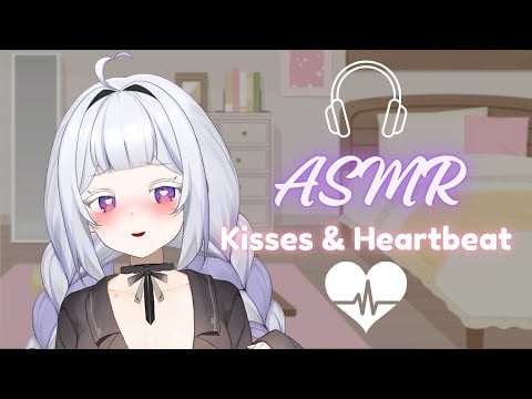 [ASMR] Kisses and Heartbeat [1 hour] [no talking]
