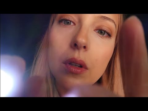 ASMR Dermatologist Skin Face Exam, Face Measuring, Touching, Flash Light Scanning