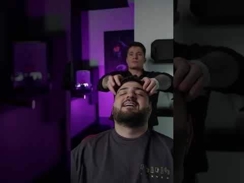 Массаж АСМР | Head Massage | Массаж головы в барбершопе