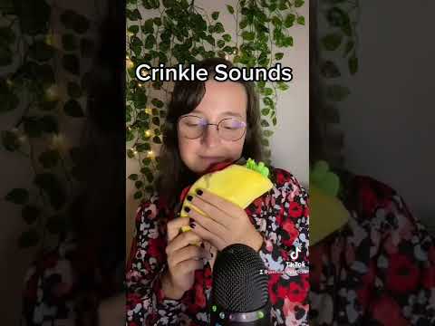 Crinkle Sounds 😴 #shorts #emojichallenge #asmr